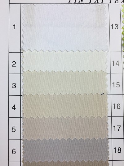  GZ-YGTI  905#  特密斜仿天絲  全棉100％    全工藝環保軋染  40*32/143*90  後面照